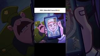 Jake didn't save the guard 😭 #subwaysurfers #viralshort #animatedseries