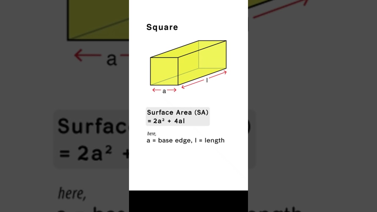 surface area of prism formula  