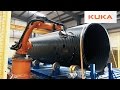 Gigantic Plastic Pipes Milled with KUKA Robots in the UK