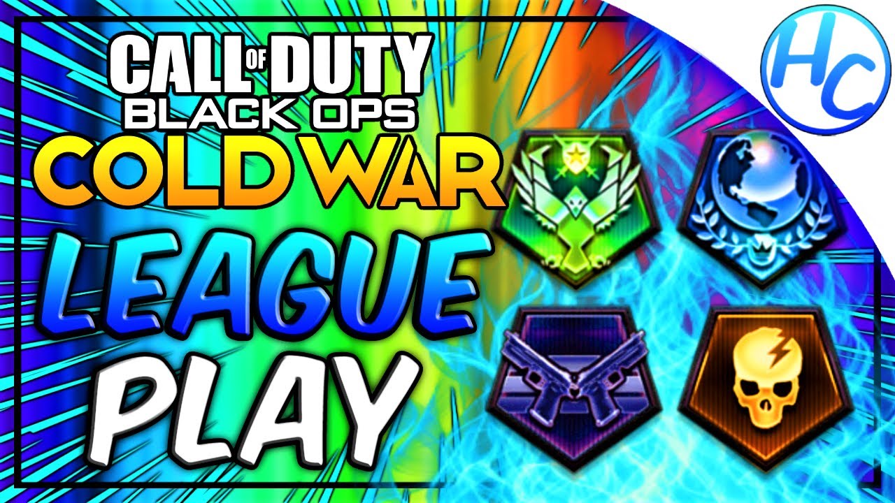 COD COLD WAR LEAGUE PLAY RANKS (LEAGUE PLAY COLD WAR RANKS) YouTube