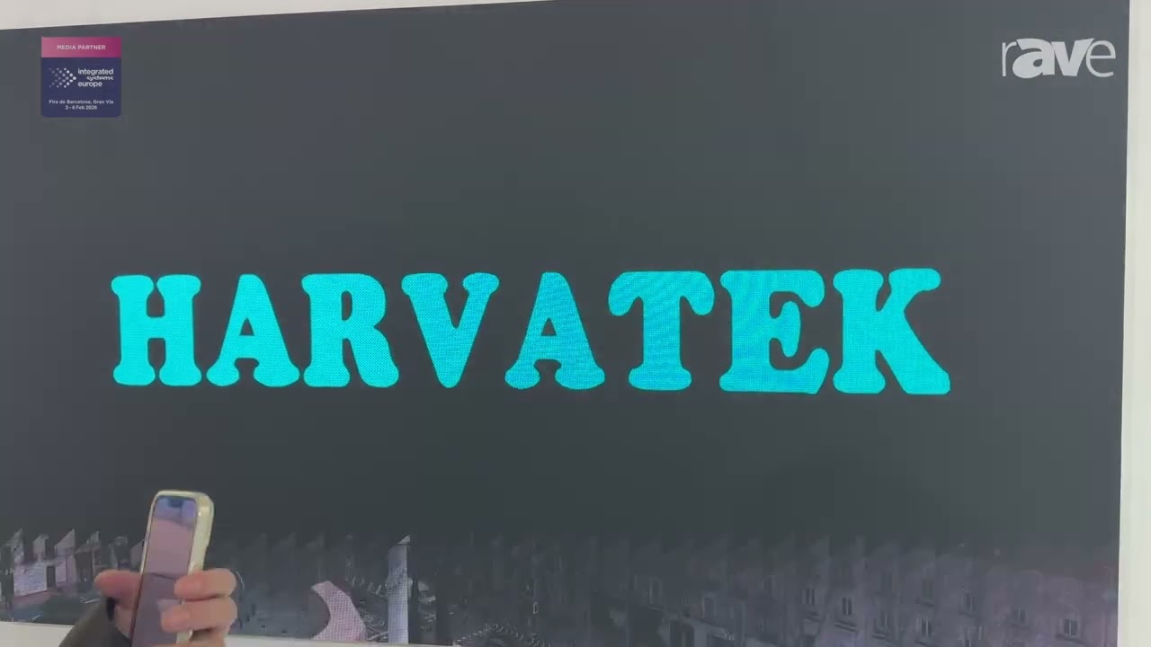 ISE 2026: Harvatek Shows Off COBsidian S156 Invisible Seam dvLED Display