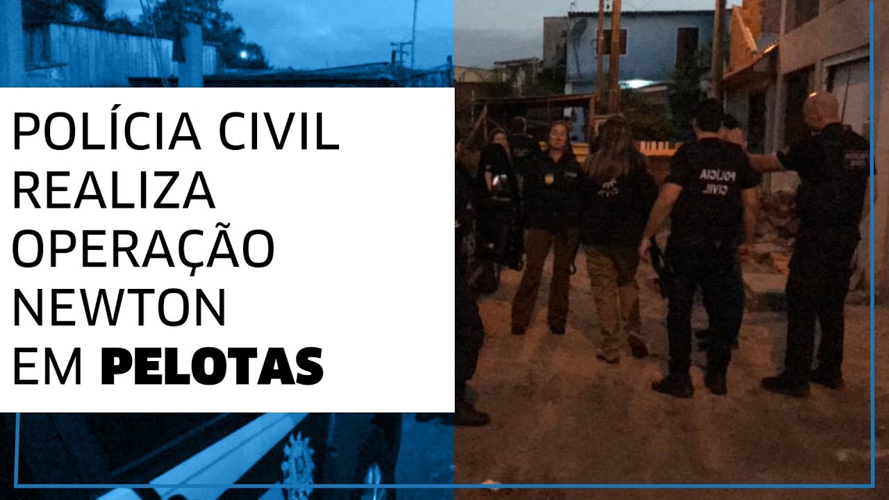 Polícia realiza operação contra homicídios em Pelotas