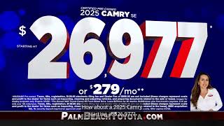 The Presidents' Day Event Is Going On Now at Palm Beach Toyota Palm Beach Toyota West Palm Beach