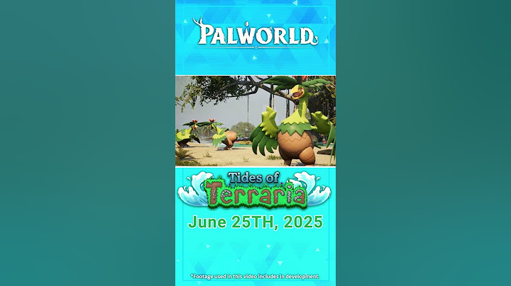 🌊Palworld: Tides of Terraria🌊 New content will be added, including new Pals and new islands!🔥
