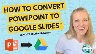 How to convert PowerPoint files to Google Slides™ for Teachers | Technology How to Simply Explained