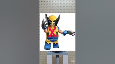 How to build a LEGO Wolverine without using any pieces from him part2 #xmen #wolverine #marvel #lego