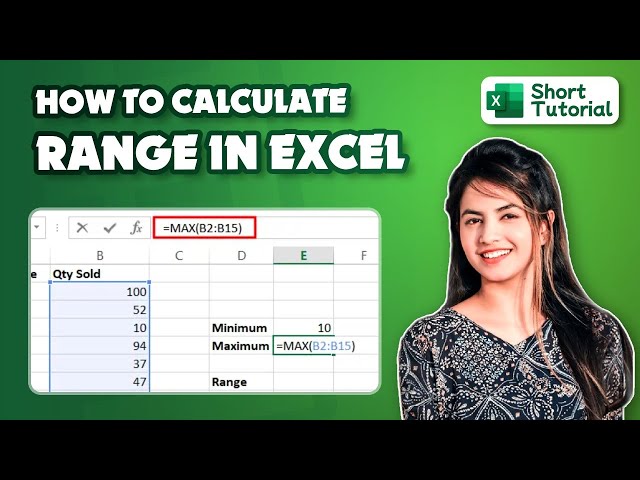 How to Calculate Range in Excel – Tricks to Find Range - Earn & Excel