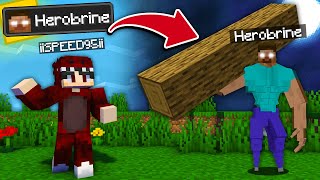 ماين كرافت بس تحولت الى هيروبراين!! 🔥😱 | Herobrine Items