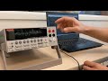 Live data acquisition tutorial using python and a keithley 2700 multimeter