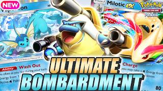 SATISFYING! MEGA BLASTOISE Gets Fully Charged Fast Thanks to MILOTIC & VAPOREON - Pokemon TCG Pocket