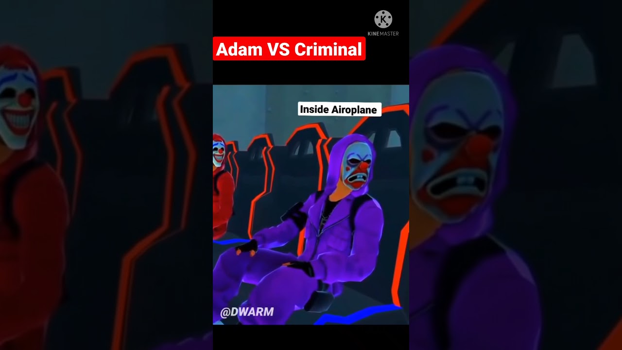 Adam fight inside the ✈️✈️✈️plane. overpower gameplay. 😱😱😱