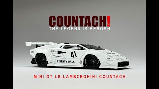 1/64 MiniGT #966 - Liberty Walk Lamborghini Countach - The legend