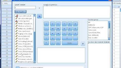 SPSS Tutorials: Compute variables