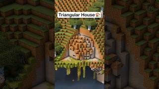 Minecraft Triangular House 🏠 #minecraft
