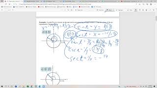 4 2 1 Trigonometric Functions The Unit Circle