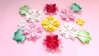 折り紙 花 Origami flower - YouTube
