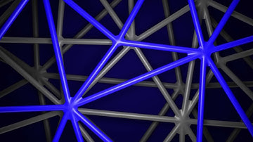 4K Ultra HD Abstract Geometric Red Grid Lines Pattern Reflection Background Loop || Free footage