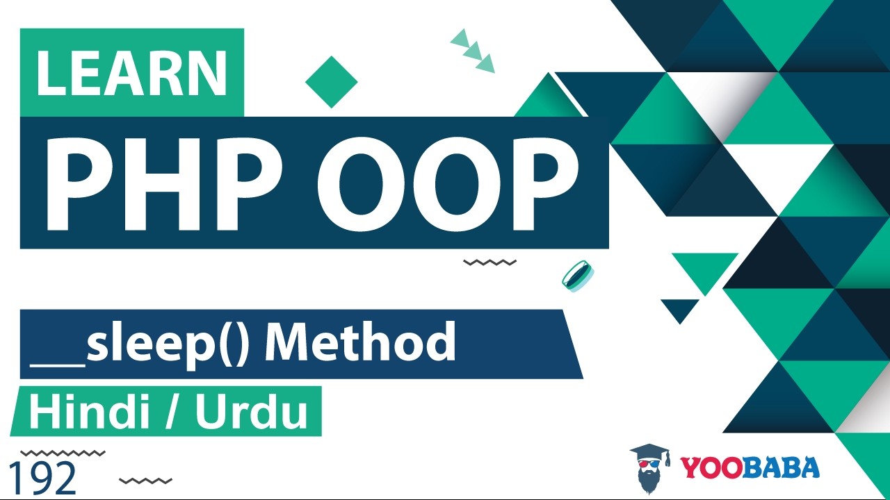 PHP OOP Sleep Method Tutorial in Hindi / Urdu - YouTube