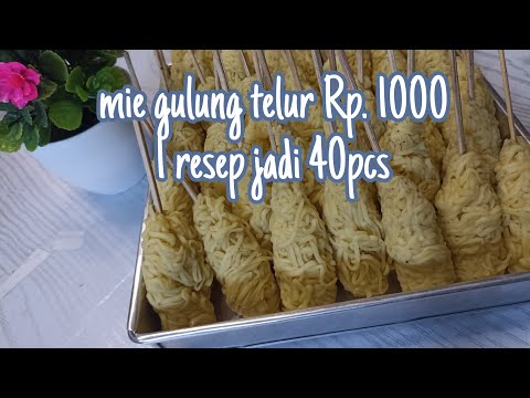 Bikin Mie Gulung Telur