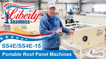 The Most Portable Roll Forming Roof Panel Machines SS4E and SS4E-15