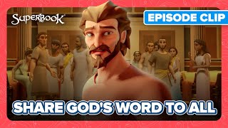 God’s Word Is for Everyone! | Superbook - Peter and Cornelius English Clip