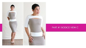 Mimi G for Simplicity 1276 Part #1 View C Bodice