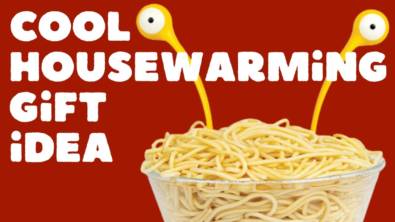 Cool housewarming gift idea from our gift guide OTOTO Pasta Monsters and Salad Servers 