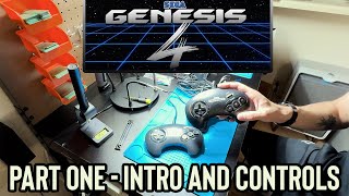 World's First 4-Player Sega Genesis Arcade Machine - Part One - Intro & Controls
