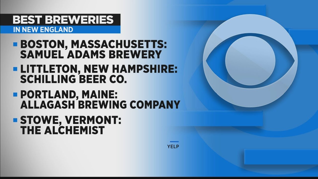 Yelp names best craft breweries in every New England state