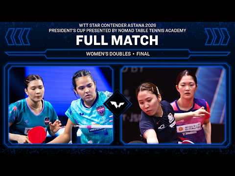 FULL MATCH | Hashimoto/Diaz vs Hirano/Kihara | WD Final | #WTTAstana 2026