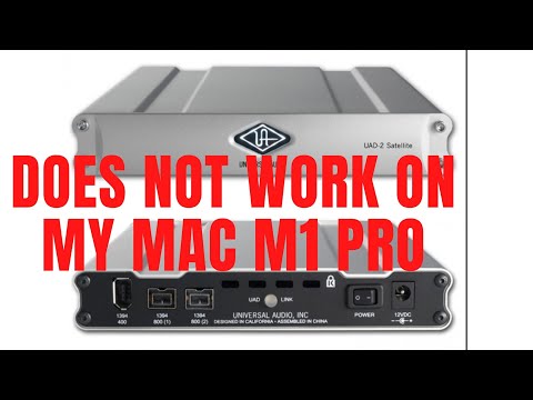 UAD Sattellite Quad does not work on my Mac M1 Pro