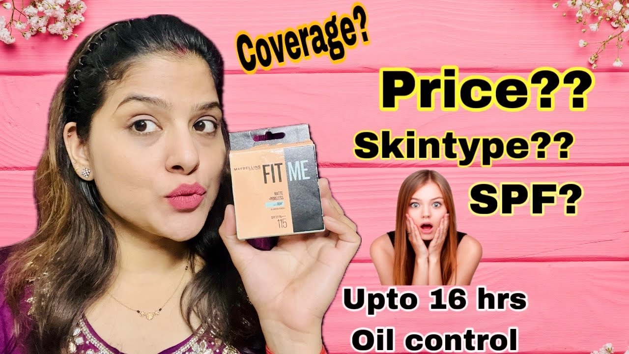 Maybelline Newyork Fit Me Compact With SPF 32 Pa+++ Honest Review & Live Demo || Radharaj