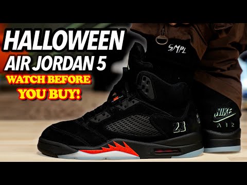We Have A Problem...Air Jordan 5 HALLOWEEN ON FEET REVIEW! WATCH BEFORE YOU BUY! (Selling Out?)