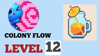 Colony Flow level 12 walkthrough solution|SOLVE WITH ME 