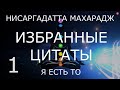 🍁 1. Нисаргадатта Махарадж ИЗБРАННЫЕ ЦИТАТЫ аудиокниги Я Есть То слушать онлайн цитаты Махараджа