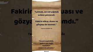 “Çalmak, Servet Yığmak Onlara Yetmezdi... Öz