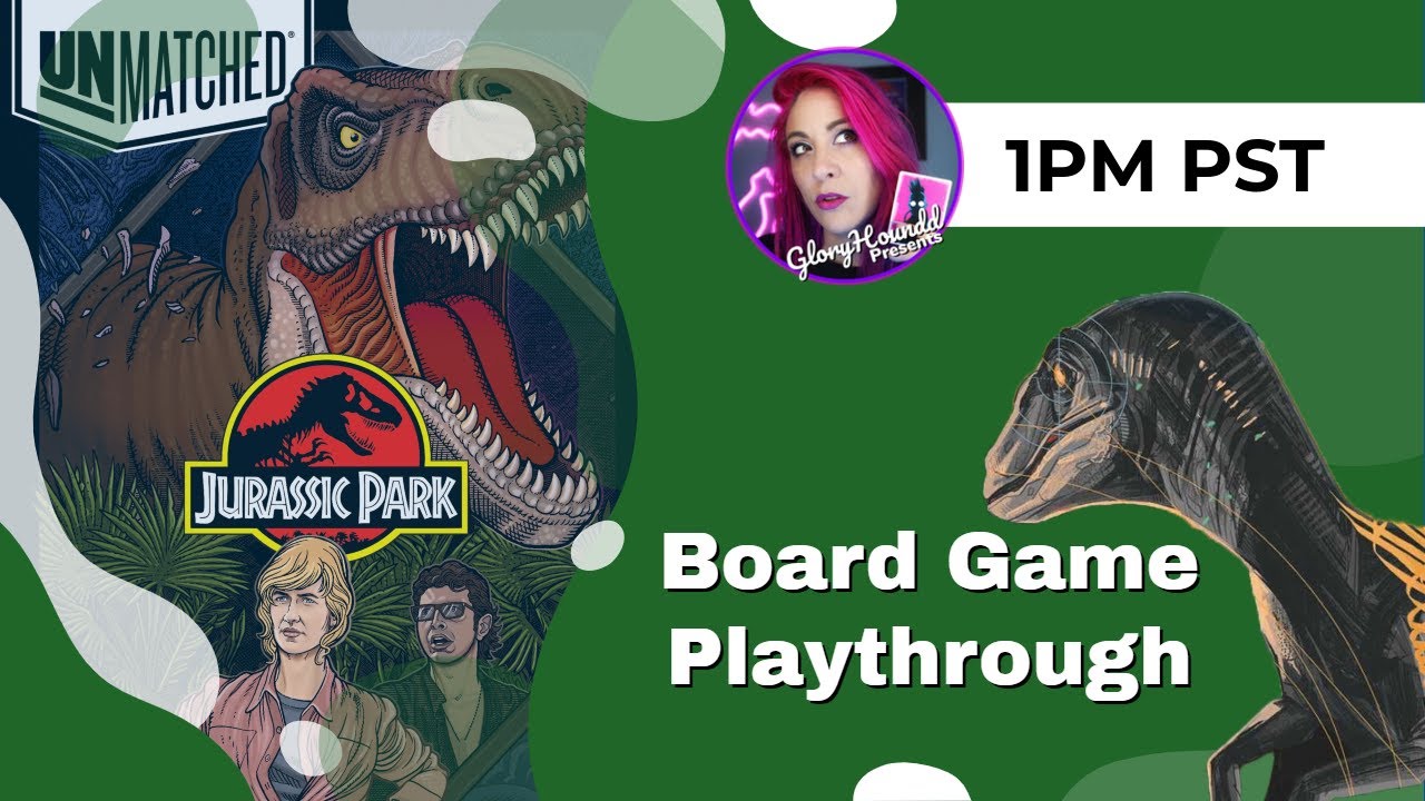Unmatched: Jurassic Park - Raptors vs. T-Rex playthrough - YouTube