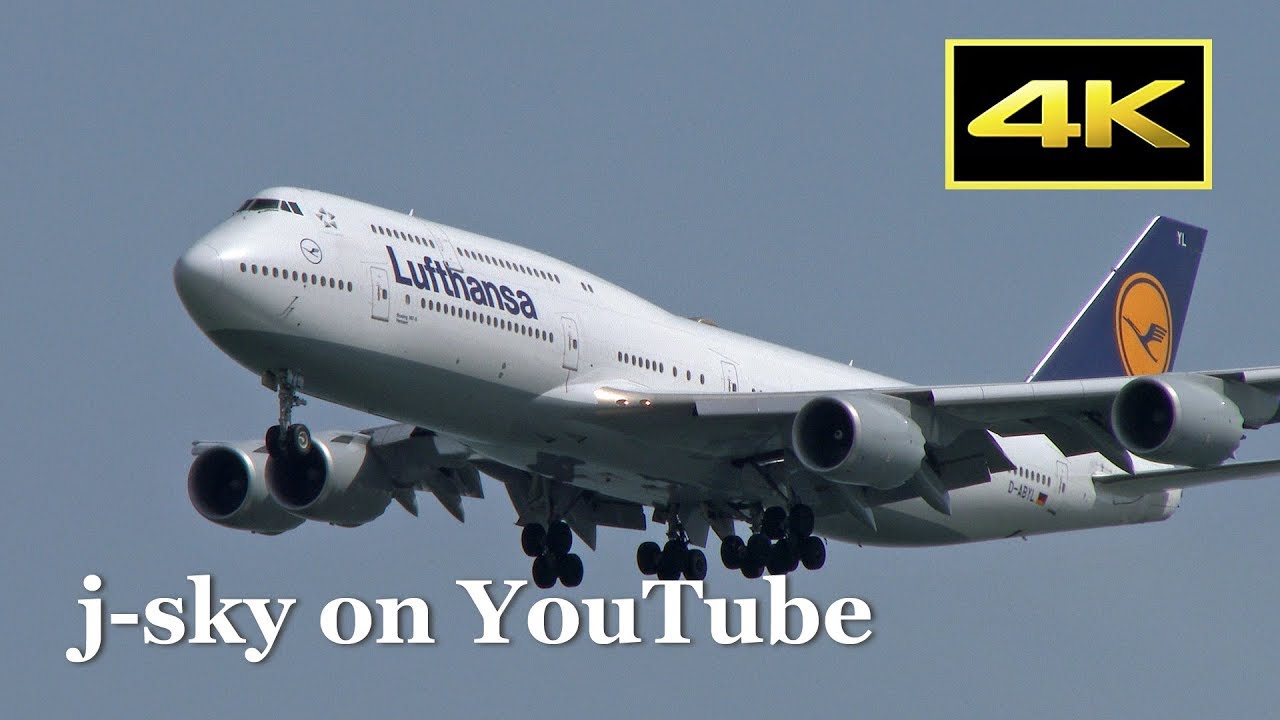 4k Lufthansa Boeing 747 8 At Tokyo Haneda Airport 羽田空港 ルフトハンザ Youtube