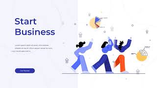 Start Business Plan Presentation Animated Slides in PowerPoint