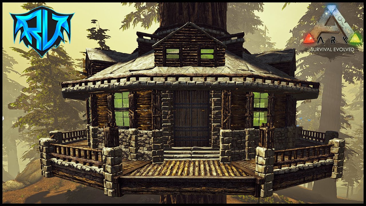 Ağaç Platform Evi Nasıl Yapılır | ARK Survival Evolved | Base #1