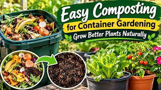 Easy Composting for Container Gardening | Grow Better Plants Naturally
