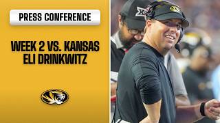 Mizzou coach Eliah Drinkwitz speaks to media after the Border War screenshot 2