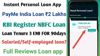 Instant Personal loan ₹2lakhs | @6Month terms | fast & easy approved | Payme india loan | Live Proof