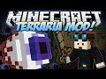 Minecraft | TERRARIA MOD! (Eye of Cthulhu, Excaliber, Obsidian Skulls & More!) | Mod Showcase