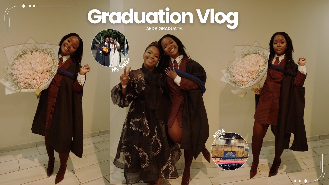 FROM PREP TO STAGE 🎓 | AFDA Graduation Vlog - YouTube