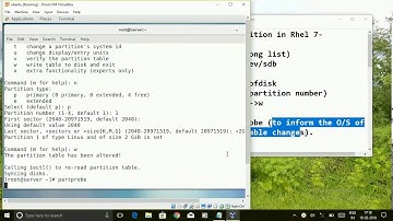Add Additional Virtual Hard Disk Drive in Virtual Machine || Create Partition In RHEL 7 || Linux