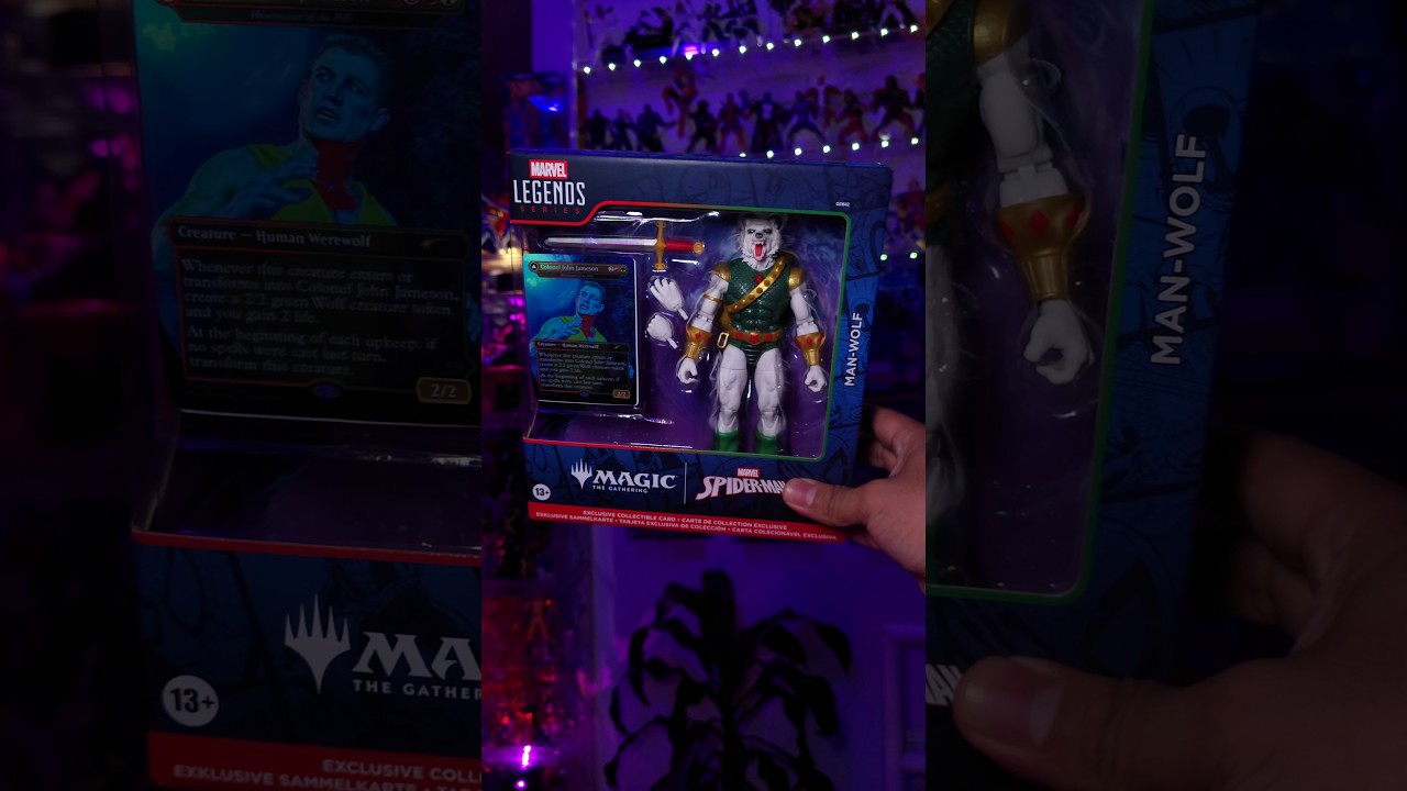Quick Posing Marvel Legends Man Wolf 🔥 (Magic the gathering) 