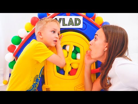 Vlad and Niki Colored Balls everywhere - Funny stories for kids