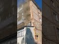Пожежа в п'ятиповерхівці на вулиці Київській