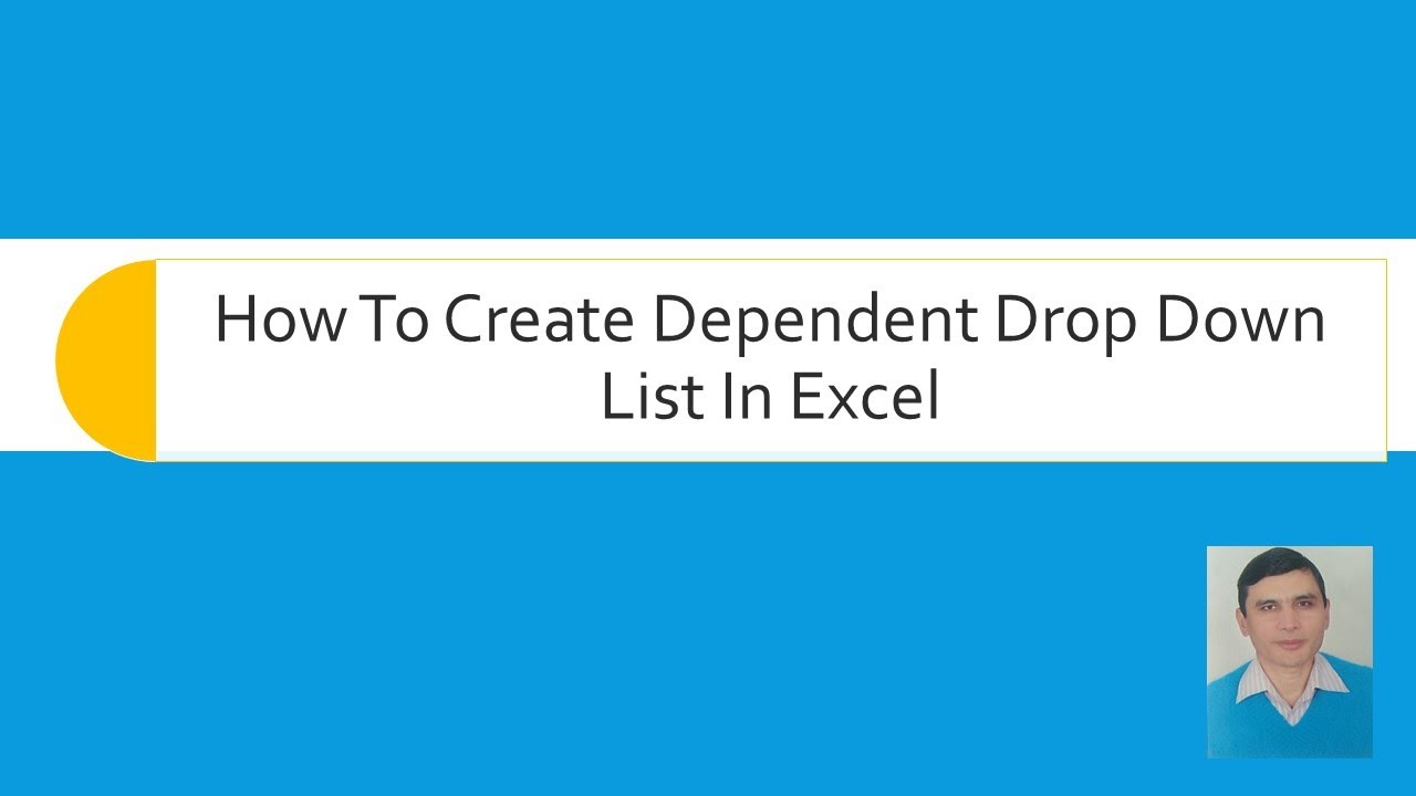 Dependent Drop Down List in Excel in Hindi by Rajender Negi - YouTube